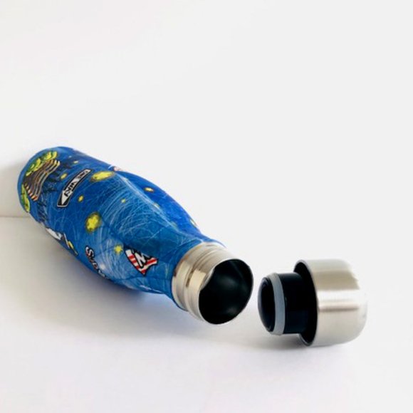 New York Collectible Souvenir Gift Stainless Thermal Water Cup Bottle - Blue - Picture 5 of 5